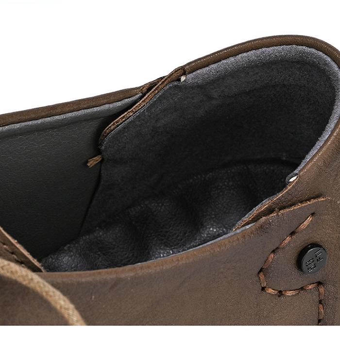 WildKing Herren Oxford Schuhe mit Weicher Sohle und Rutschfestigkeit D3015