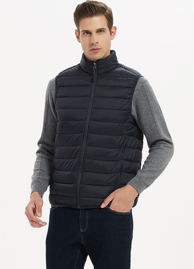 Wildking Herren Leichte Thermo-Steppweste mit Stehkragen – Q3022