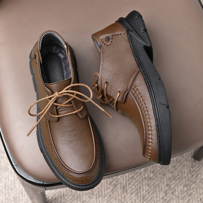 WildKing Herren Oxford Schuhe mit Weicher Sohle und Rutschfestigkeit D3015