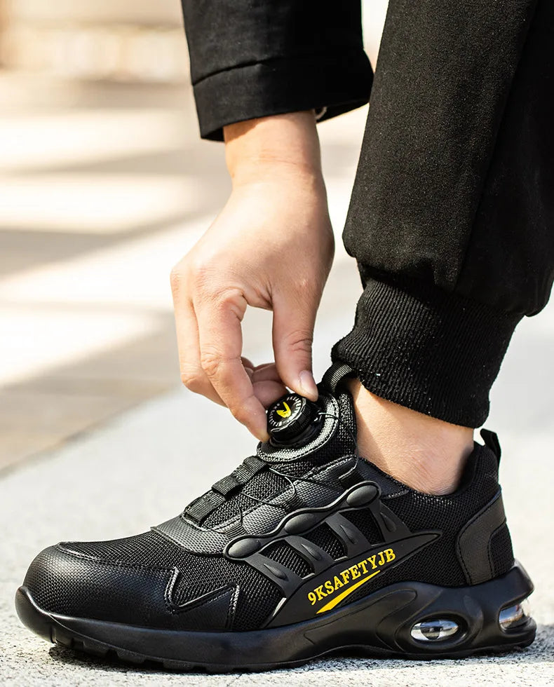 Wildking Leichte Arbeitsschuhe Sicherheitsschuhe mit Drehknopf R017