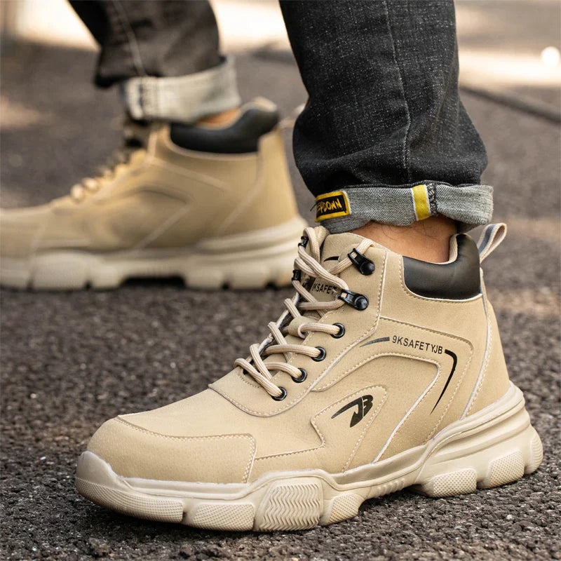 Wildking Neue Arbeitssicherheitsstiefel – Anti-Smash & Anti-Puncture mit Stahlkappe – R019