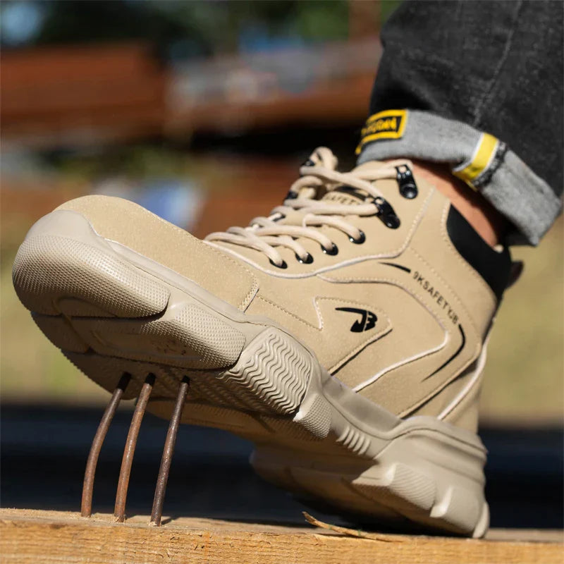 Wildking Neue Arbeitssicherheitsstiefel – Anti-Smash & Anti-Puncture mit Stahlkappe – R019