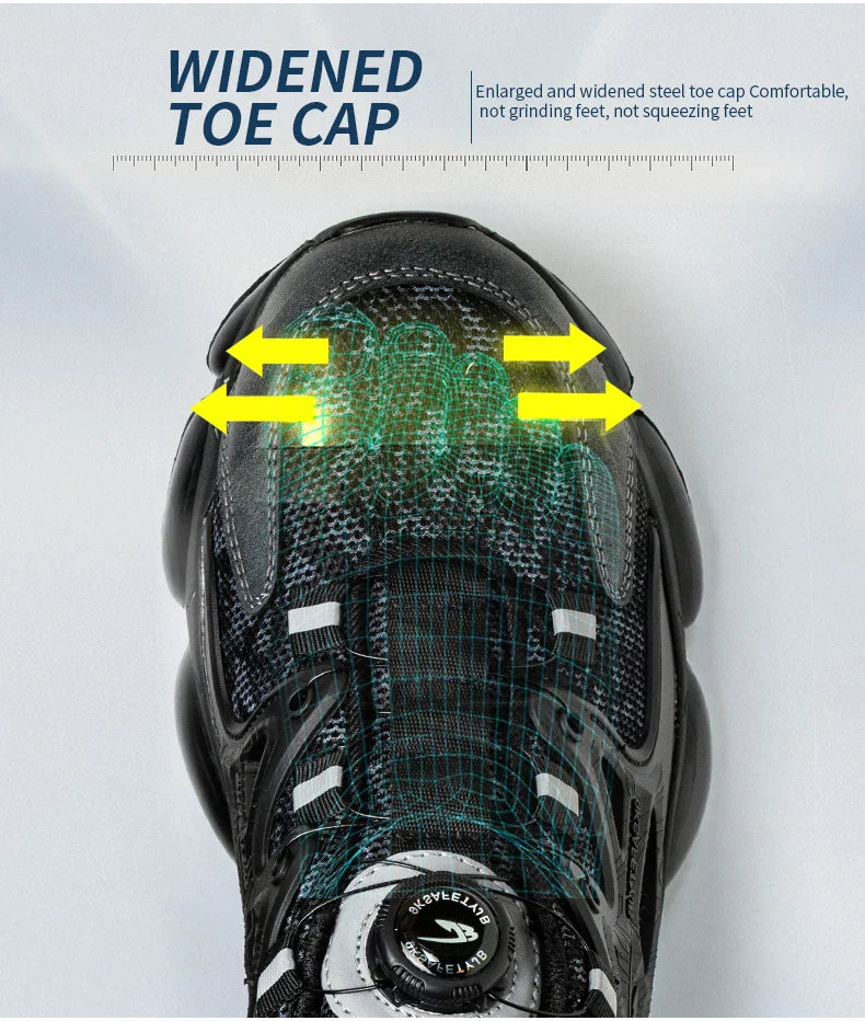 Wildking Unzerstörbare Sicherheitsschuhe – Anti-Smash & Anti-Piercing Arbeitsschuhe R008