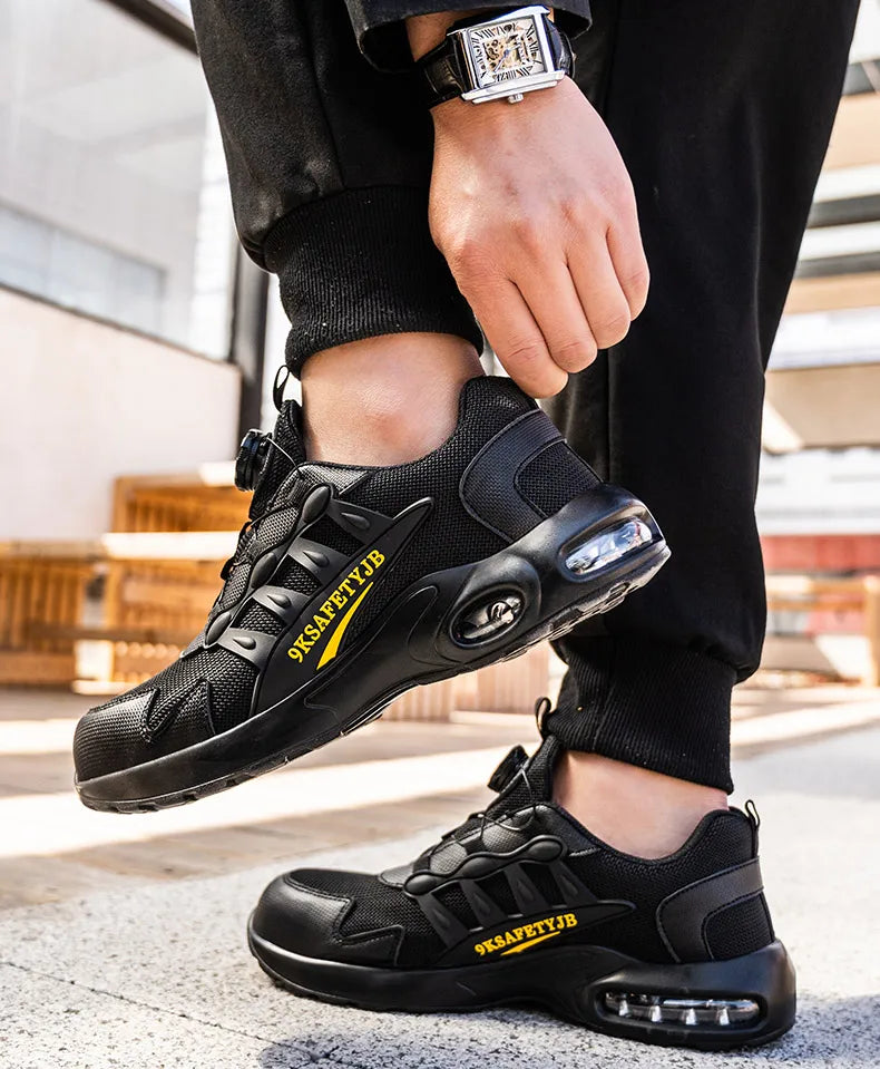 Wildking Leichte Arbeitsschuhe Sicherheitsschuhe mit Drehknopf R017