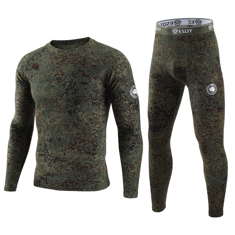 WildKing Herren Camo Thermo Schnelltrocknendes Schweißableitendes Unterwäsche Set G8