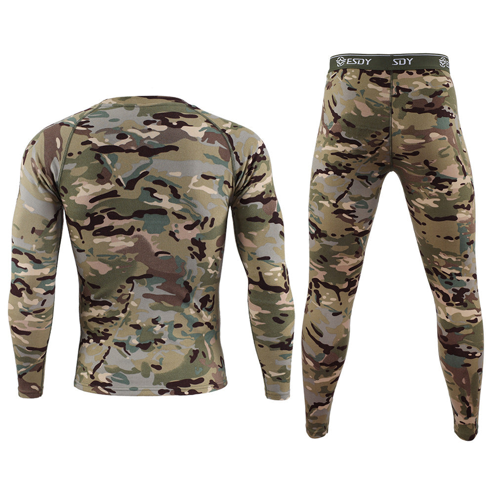 WildKing Herren Camo Thermo Schnelltrocknendes Schweißableitendes Unterwäsche Set G8