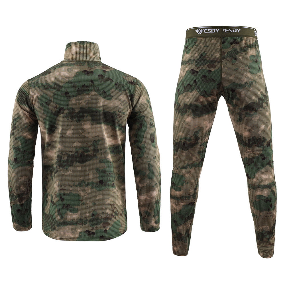 WildKing Herren Camo Waffelgewebe Unterwäsche Set G9