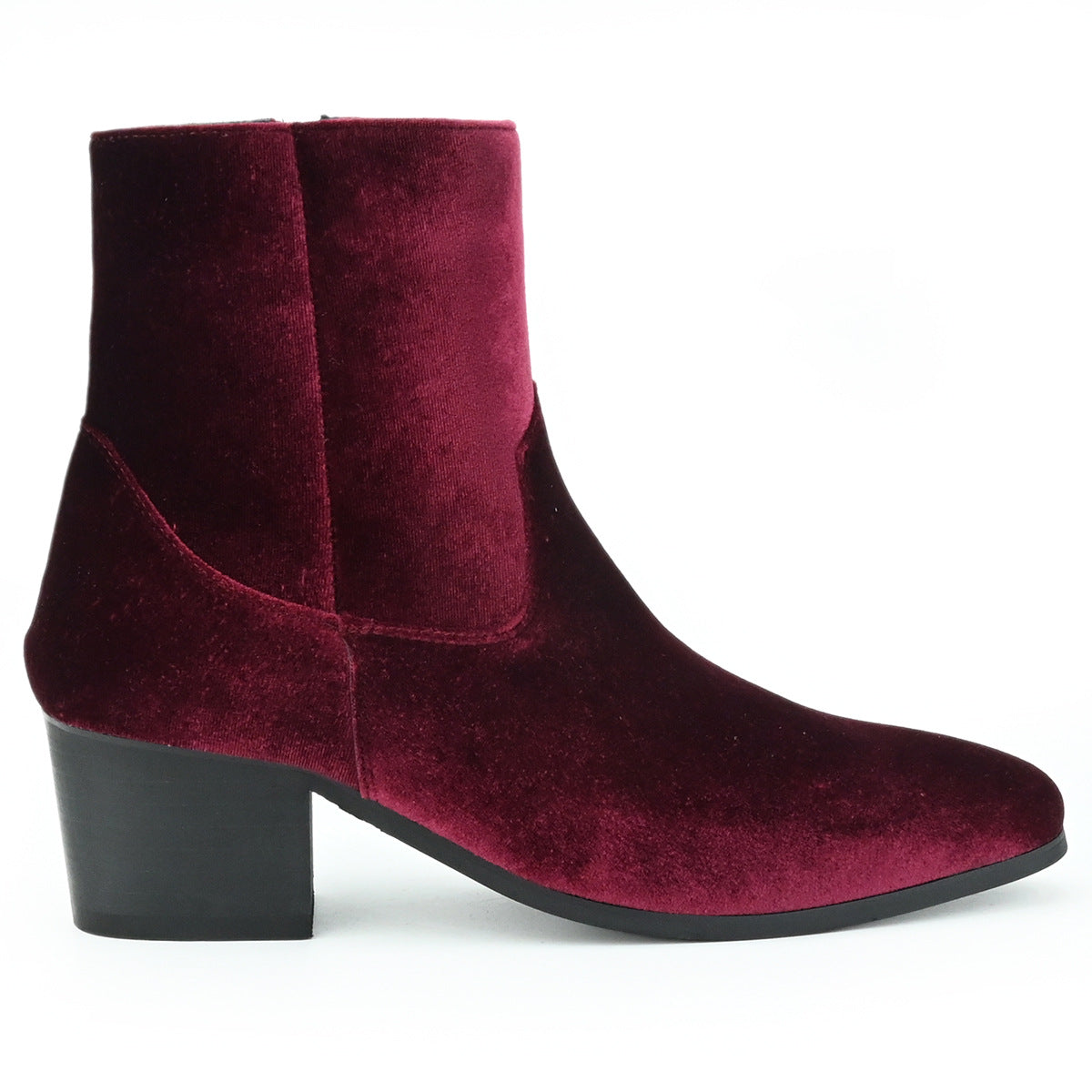 WildKing Herren Gentleman High Heel Elastic Chelsea Boots B7015