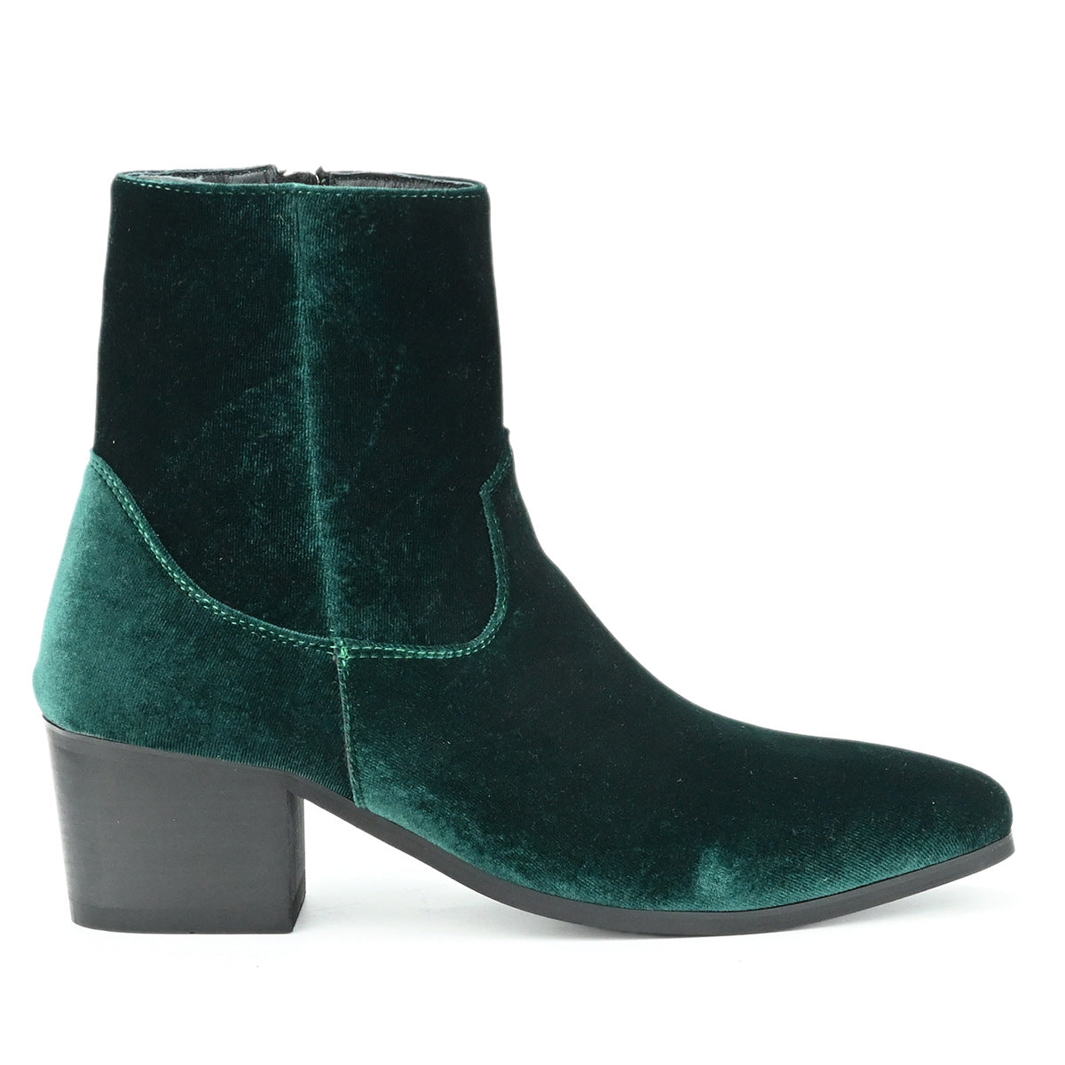 WildKing Herren Gentleman High Heel Elastic Chelsea Boots B7015