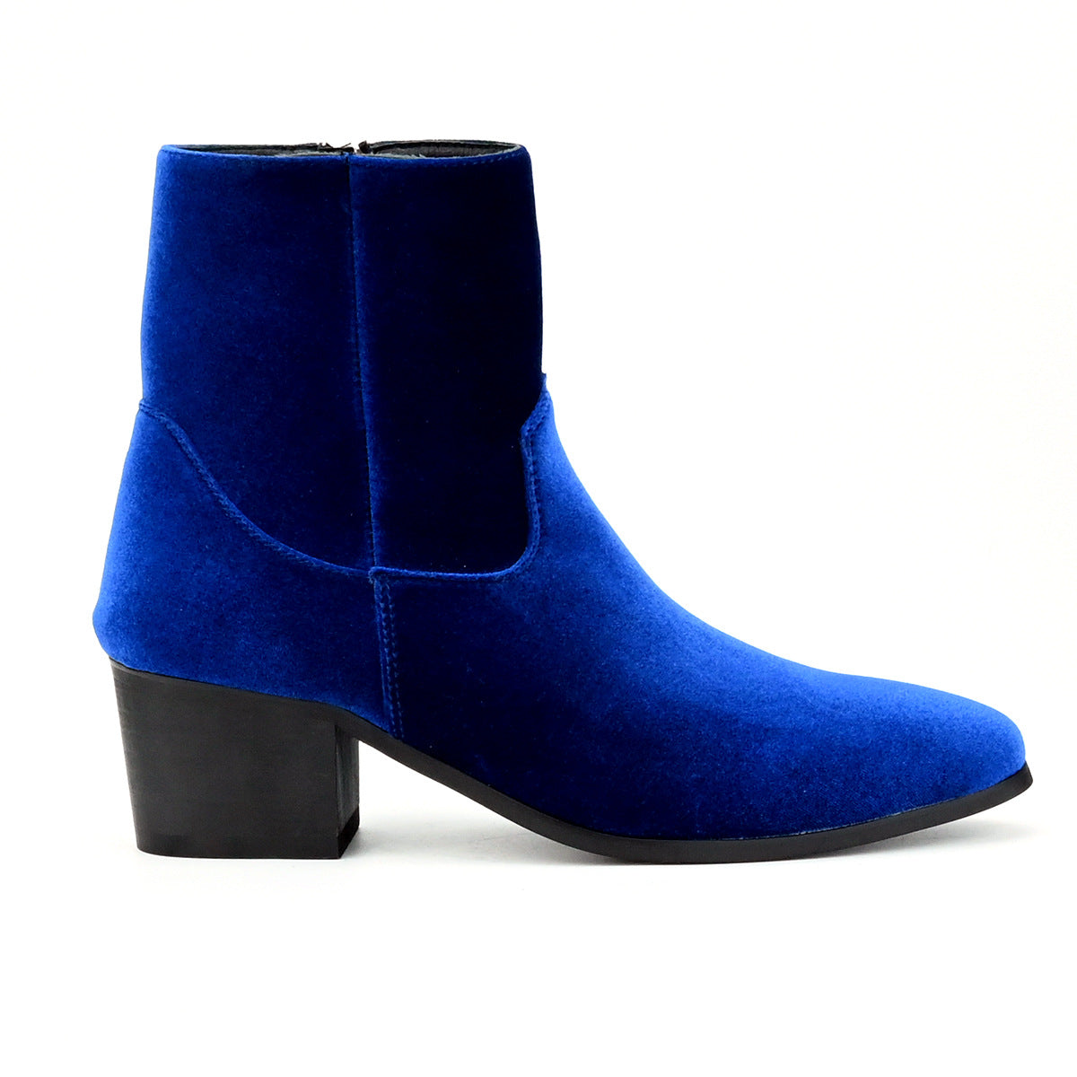 WildKing Herren Gentleman High Heel Elastic Chelsea Boots B7015