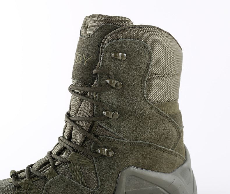 WildKing Herren Wasserdichte Wander- und Kampfstiefel mit hohem Schaft C006