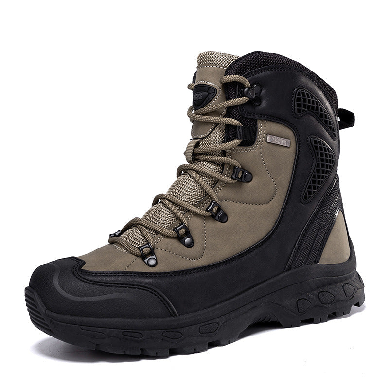 WildKing Herren High-Top Wasserdichte Arbeitsstiefel P7008