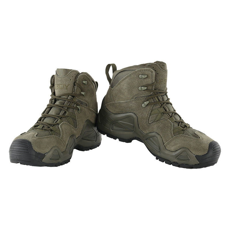 WildKing Herren Mid Top wasserdichte Bergsteiger Kampfschuhe C209