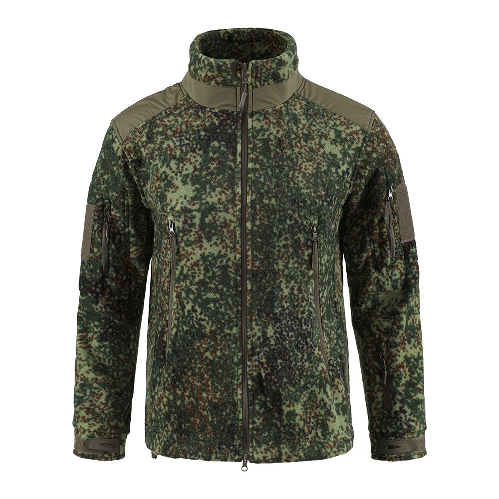 WildKing Herren Outdoor Fleece Camouflage Taktische Jacke G213