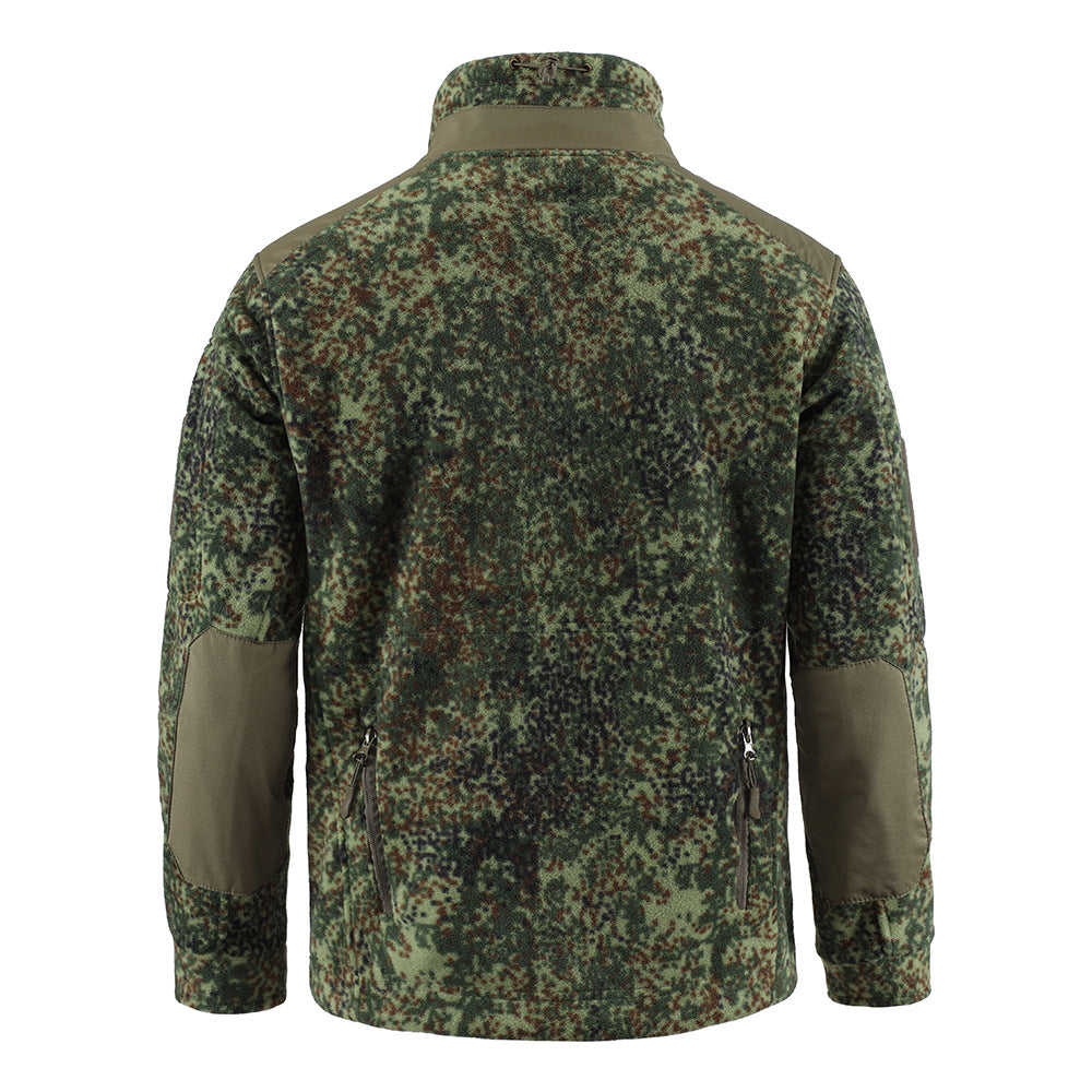WildKing Herren Outdoor Fleece Camouflage Taktische Jacke G213