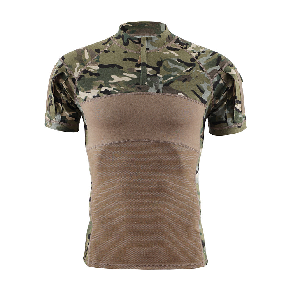 WildKing Herren Taktisches Camo Kurzarmshirt – Schnell Trocknend T3012