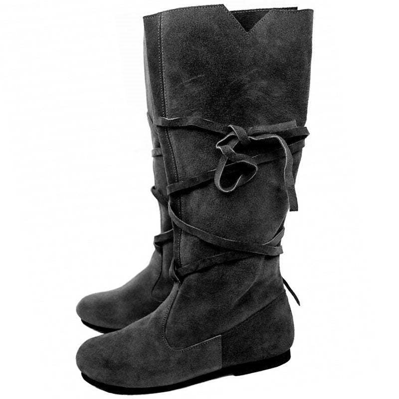 WildKing Herren Vintage Mittelalterstiefel B1852