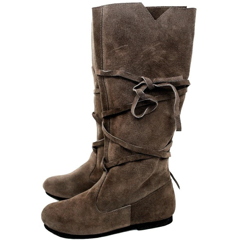 WildKing Herren Vintage Mittelalterstiefel B1852