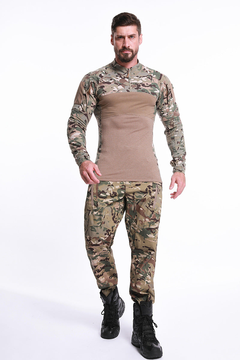 WildKing Herren G4 Tarnmuster Langarmshirt T3031