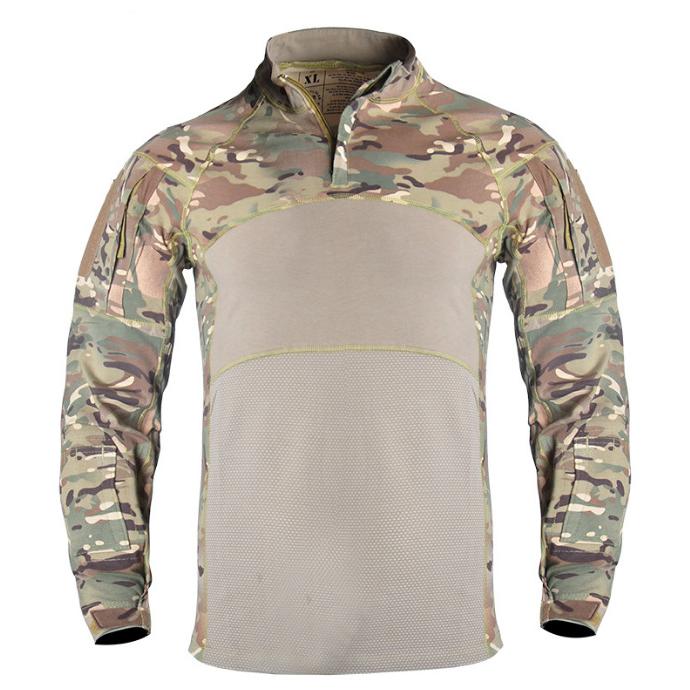 WildKing Herren G4 Taktisches Langarm-Tarnshirt für Wanderungen T3034