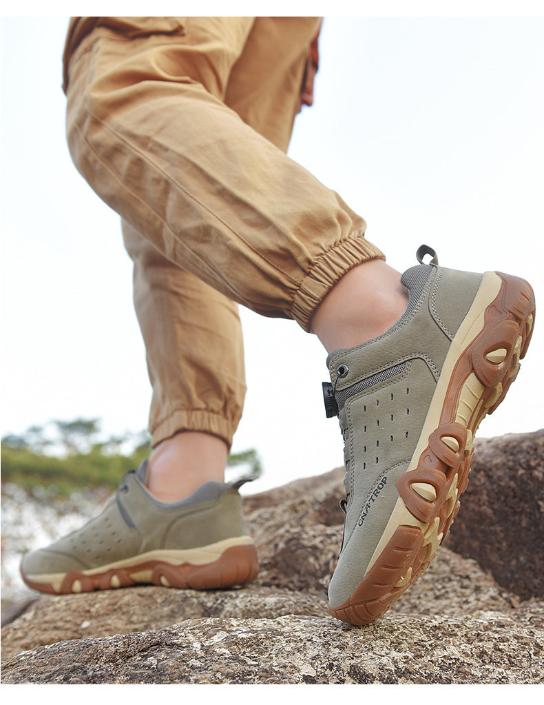 WildKing Herren Low-Top Wasserdichte Schnellverschluss Slip-On Schuhe 2.0