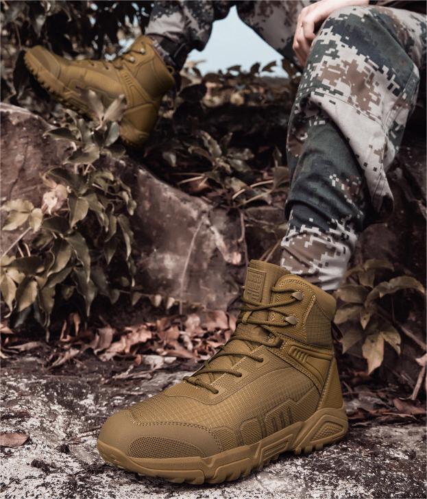 WildKing Herren Wasserdichte Taktische Stiefel B6031