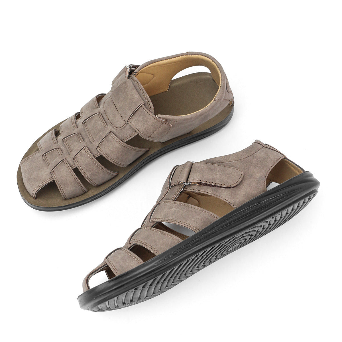 Wildking Herren 2100 Römisch inspirierte atmungsaktive Sandalen
