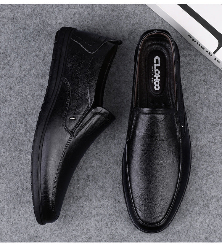 Wildking Herren Business Casual Leder Loafers 6.5