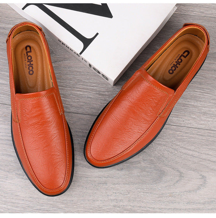 Wildking Herren Business Casual Leder Loafers 6.0