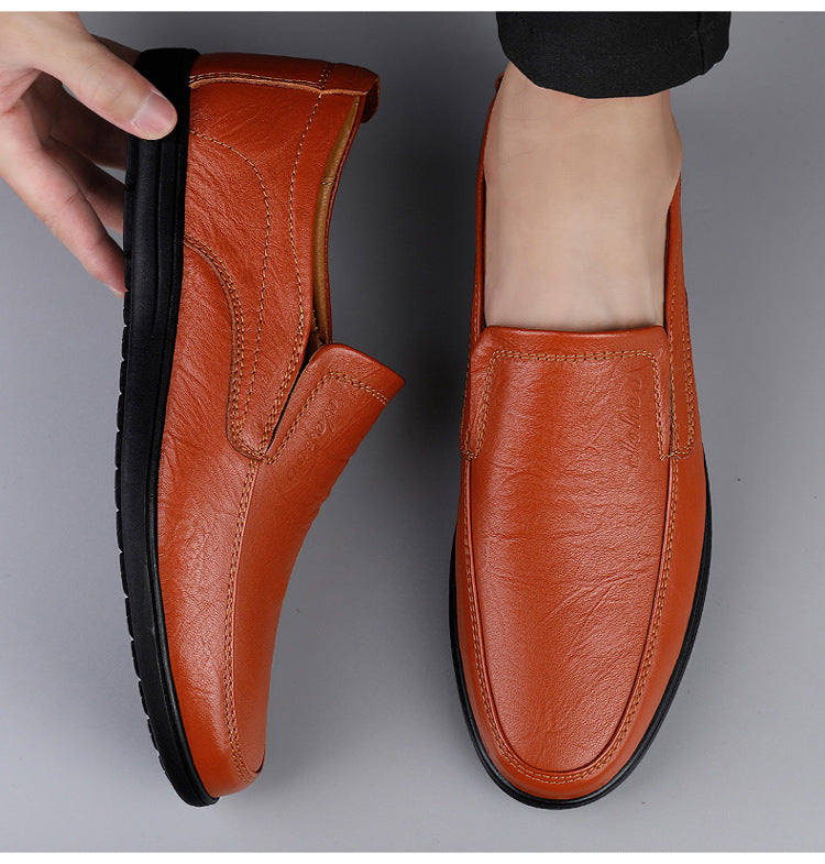 Wildking Herren Business Casual Leder Loafers 6.0