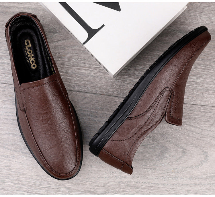Wildking Herren Business Casual Leder Loafers 6.0