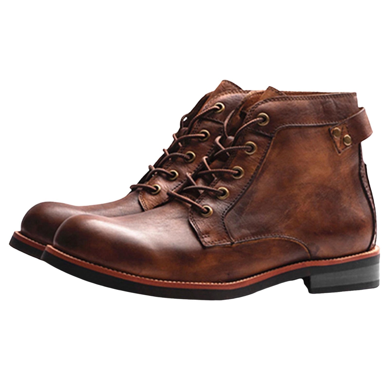 Wildking Herren Business Leder Western Cowboy Boots 6078