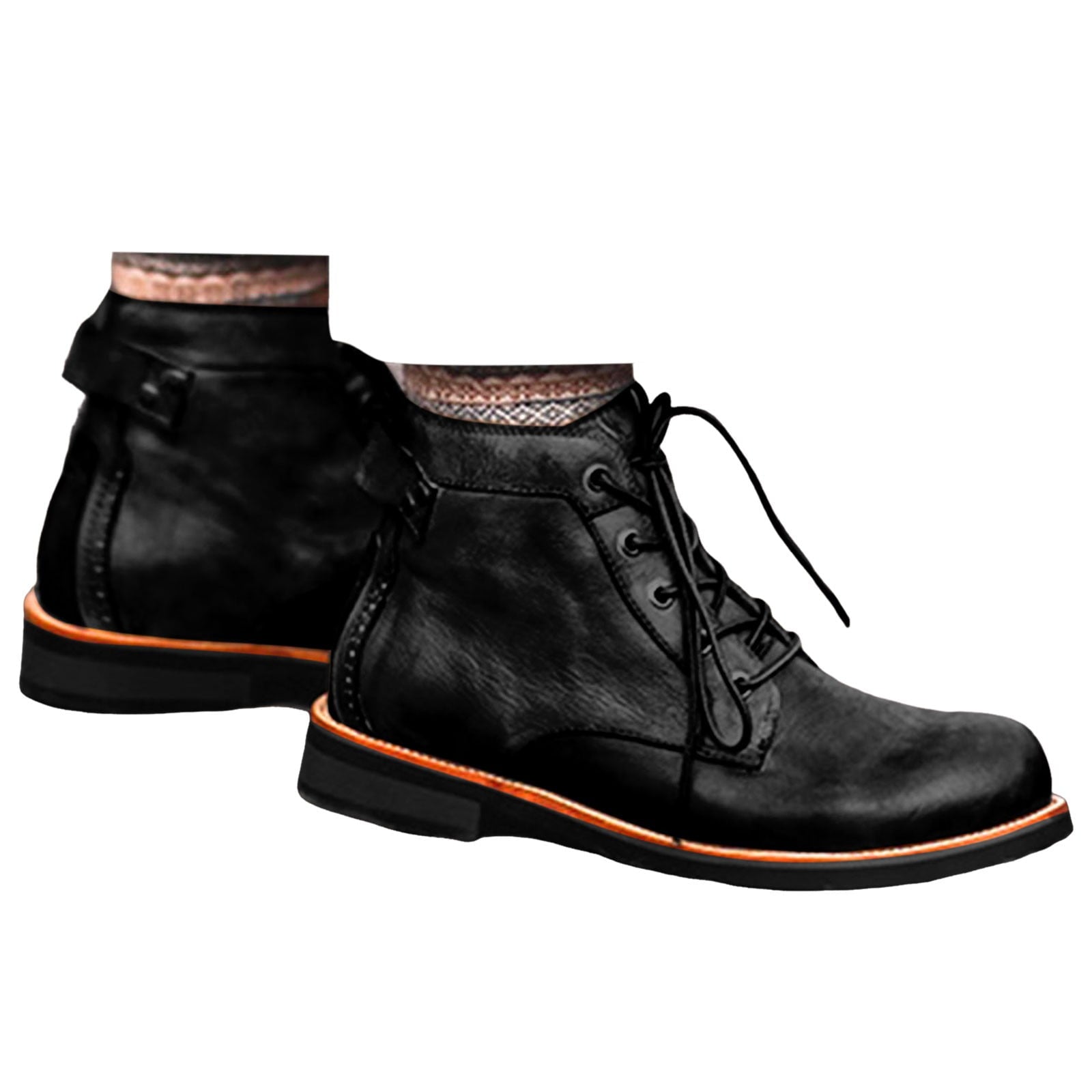 Wildking Herren Business Leder Western Cowboy Boots 6078