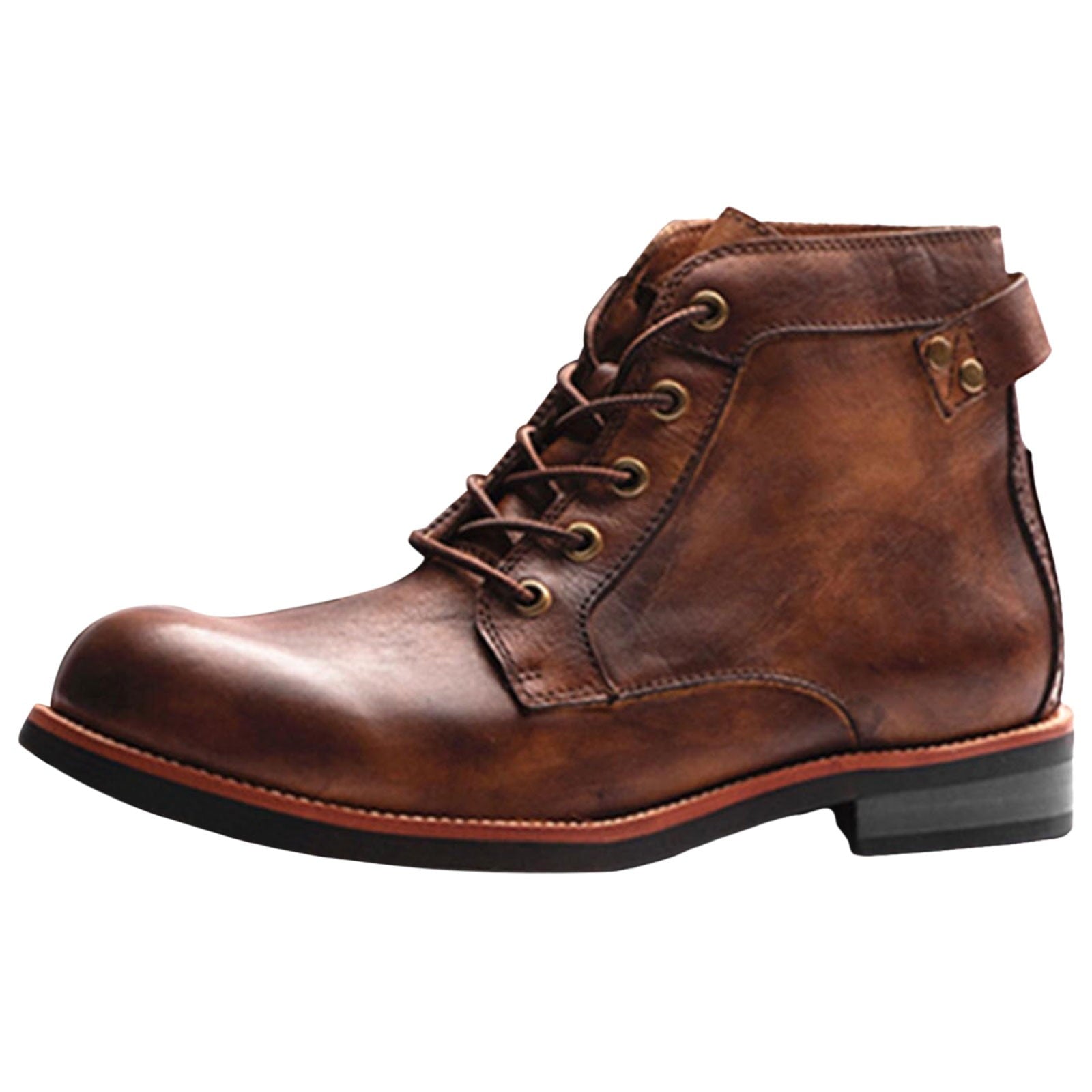 Wildking Herren Business Leder Western Cowboy Boots 6078