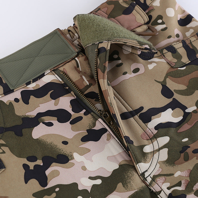 WildKing IX7 Herren Ski- & Reithose – Camouflage, Vier-Wege-Stretch & Fleece für Outdoor und Wintersport