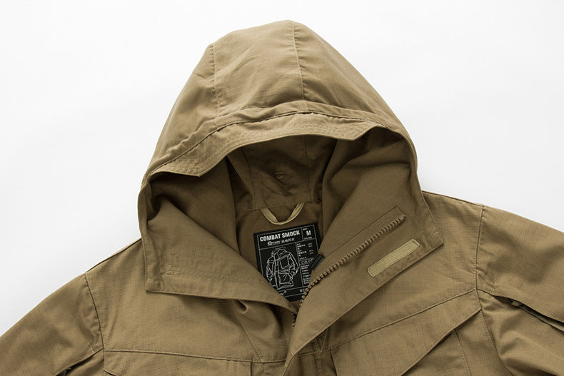 Wildking Herren Camouflage Bergsteiger-Jacke – Wasserdicht & Robust – M65