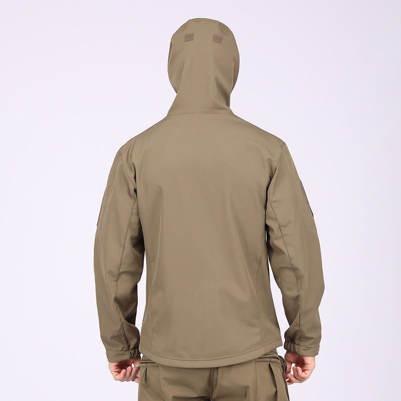 Wildking Herren Camouflage Softshell-Bergsteigerjacke – Wasserdicht & Winddicht – A013