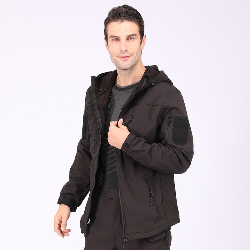 Wildking Herren Camouflage Softshell-Bergsteigerjacke – Wasserdicht & Winddicht – A013