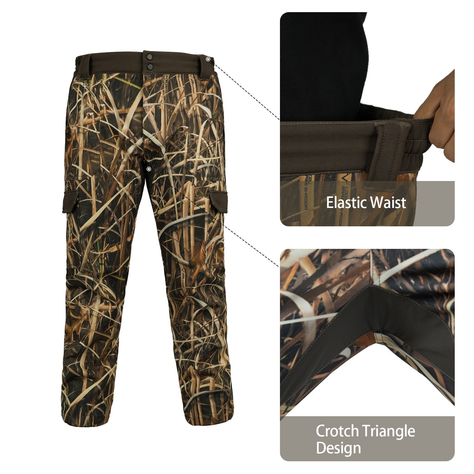 Wildking Herren Natur-Camouflage Jagdhose – B270