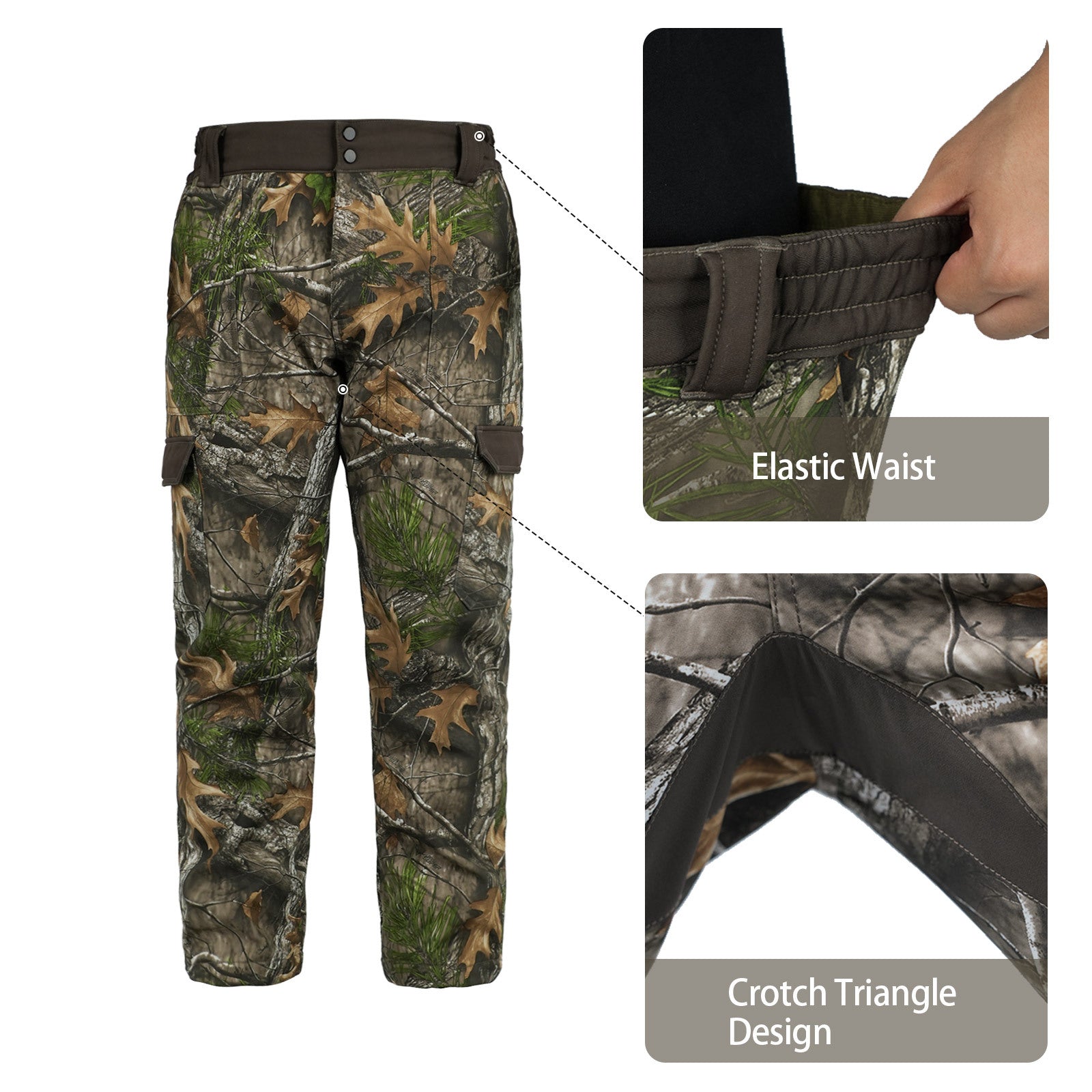 Wildking Herren Natur-Camouflage Jagdhose – B270