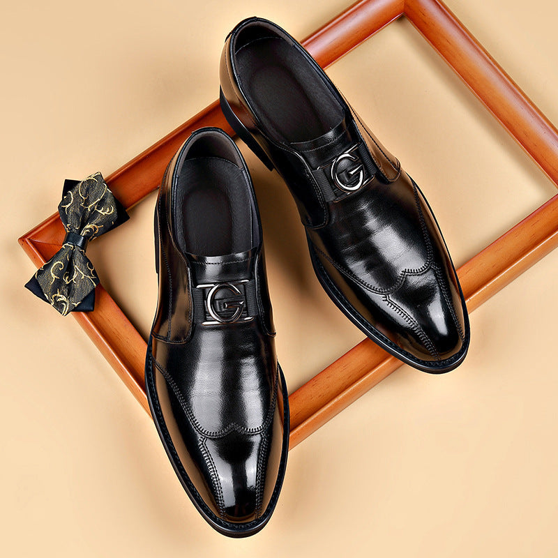 WildKing Herren Slip-On Brogues 3202 – Klassische Eleganz