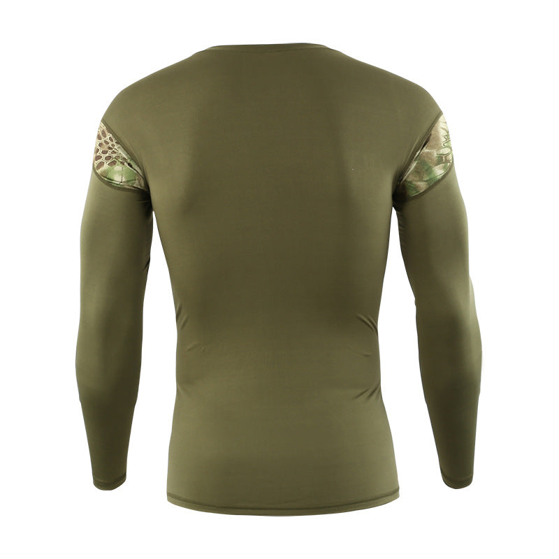 WildKing Herren Tactical Langarmshirt Q1060 – Schnell Trocknend, Camouflage