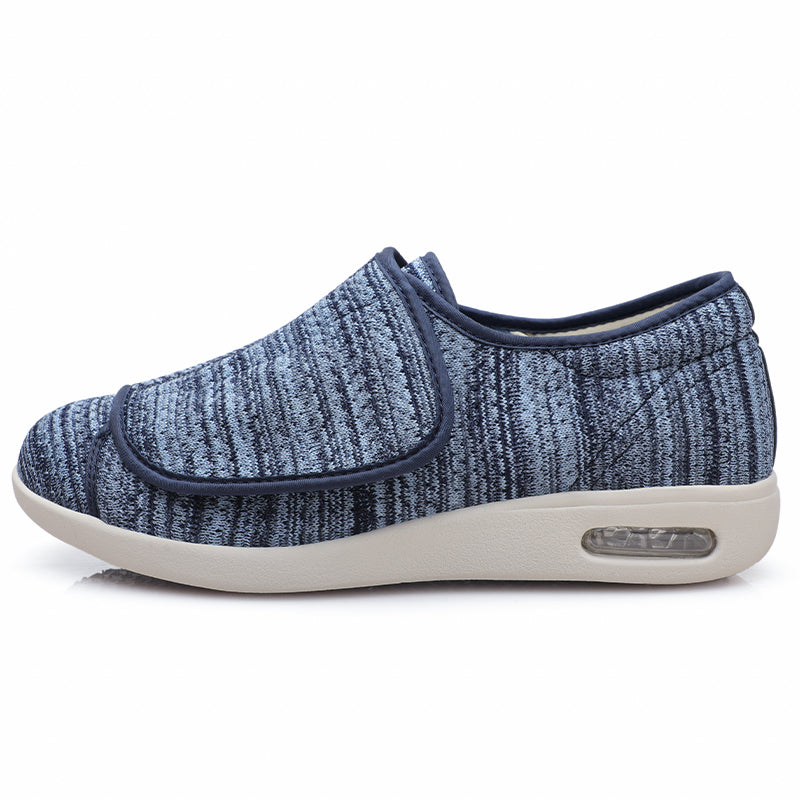 Wildking Herren D019 Verstellbare Komfortschuhe mit Luftpolster – Bequeme Alltagsschuhe für Herren