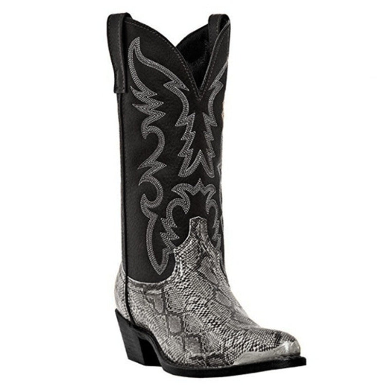 Wildking Herren Exotic Western Stiefel mit spitzer Schuhspitze 6081