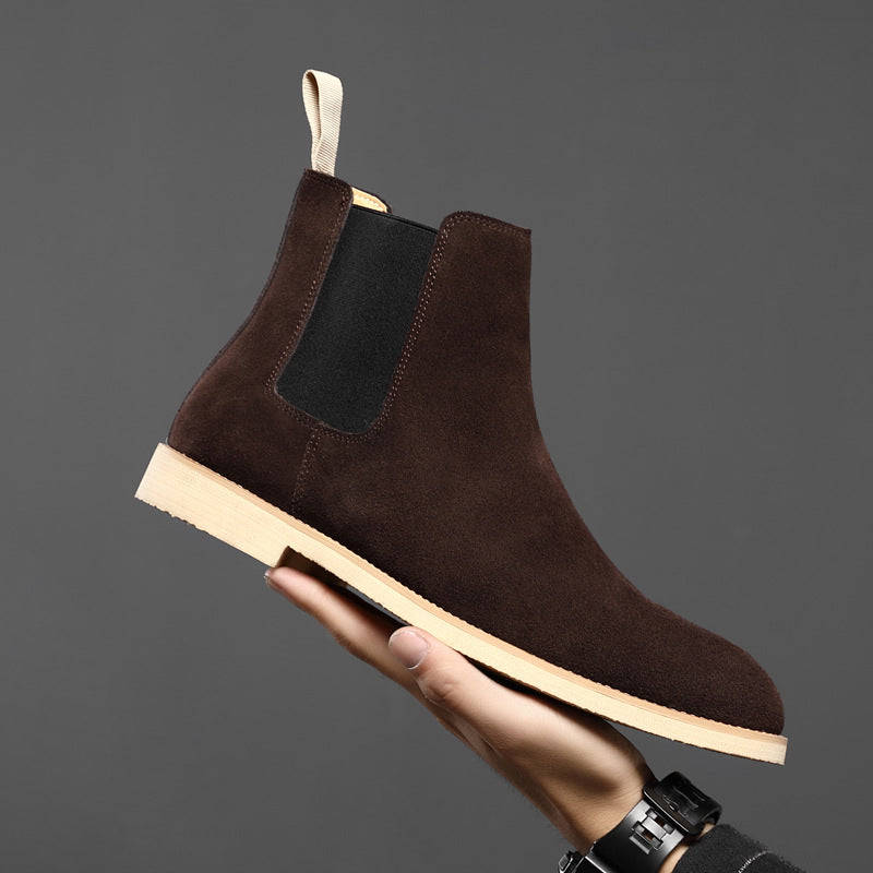 WildKing Herren Chelsea Boots aus Echtem Leder – Herbst & Winter Q4538