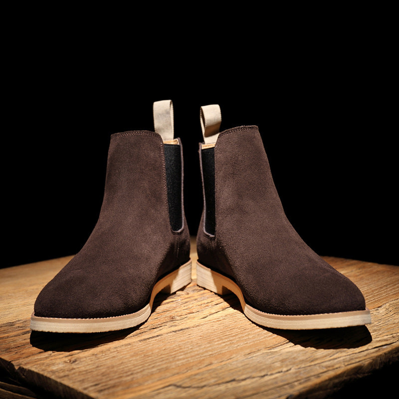 WildKing Herren Chelsea Boots aus Echtem Leder – Herbst & Winter Q4538