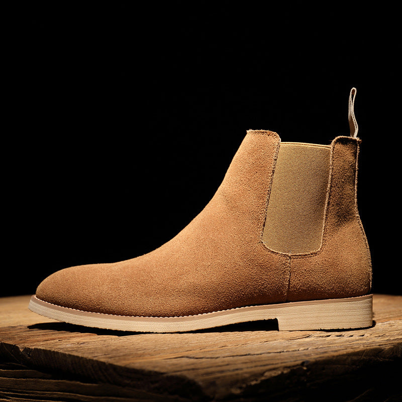 WildKing Herren Chelsea Boots aus Echtem Leder – Herbst & Winter Q4538