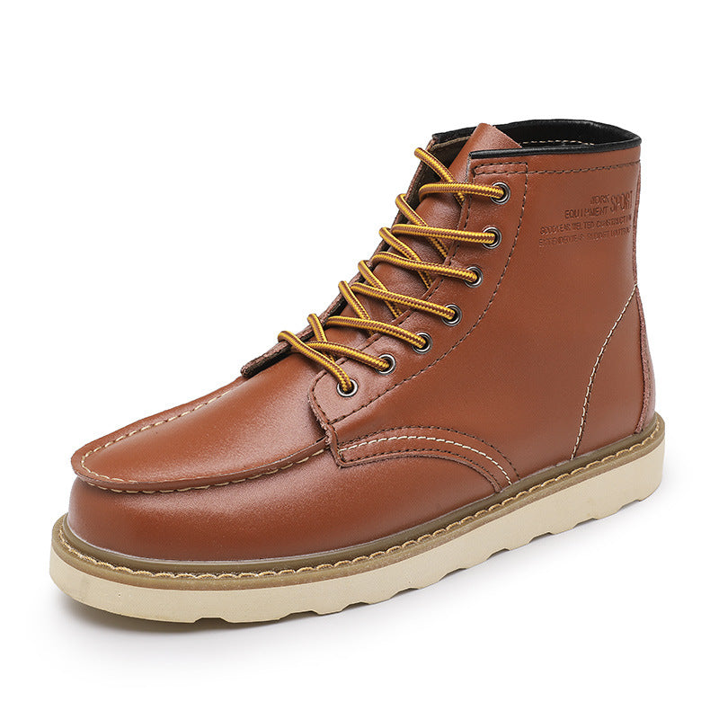 Wildking Herren Martin Boots aus Echtleder im britischen Workwear-Stil C4012