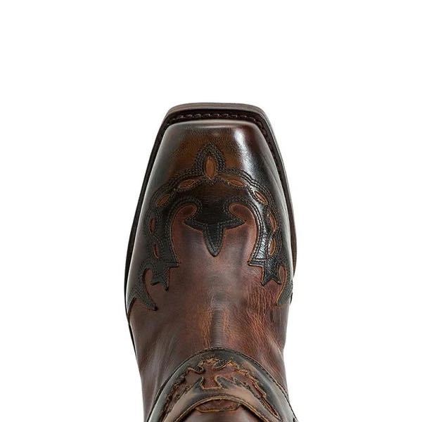 Wildking Herren Handgefertigte Western-Cowboystiefel aus Leder mit Stickerei – Modell 3018-2