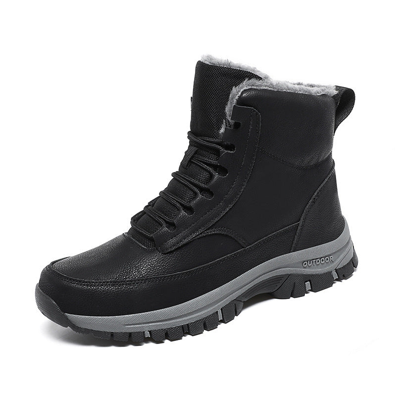 Wildking Herren High-Top Gefütterte Schneestiefel mit Fleece-Futter C4240